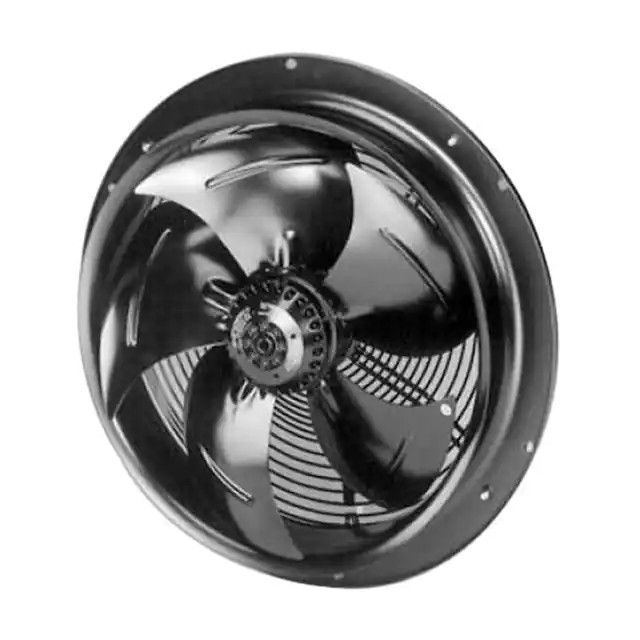 风扇管轴式 230VAC 圆形-528mm 直径滚珠 2910.0 CFM(81.48m³/min) 2 引线 W4E400-CP02-70图片