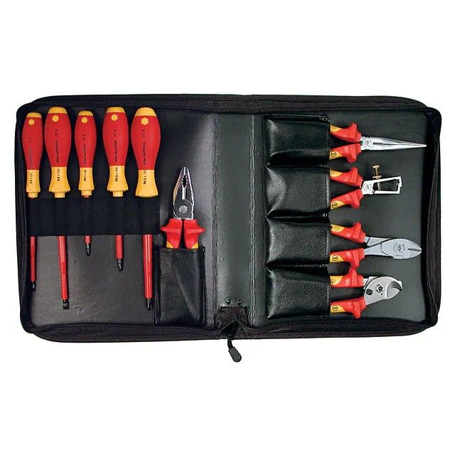 PLIER/SCRWDRVR INSUL 10PC W/CASE 工具包 32891图片