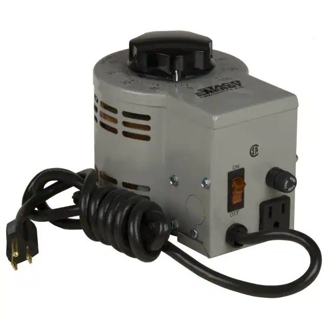 140VAC 插座输出 10A(1.4kVA)恒流可调变压器输入插头，6 英尺电线 3PN1010B图片