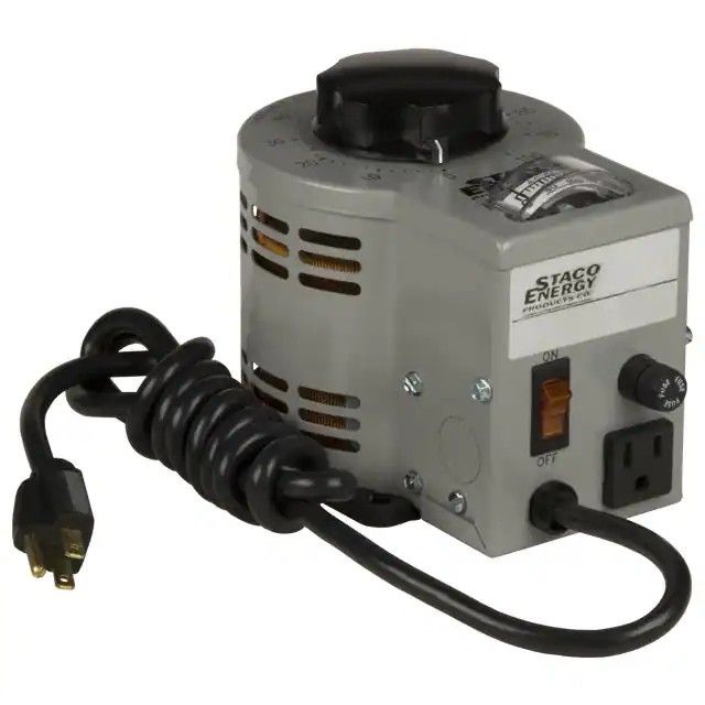 140VAC 插座输出 10A(1.4kVA)恒流可调变压器输入插头，6 英尺电线 3PN1010BV图片