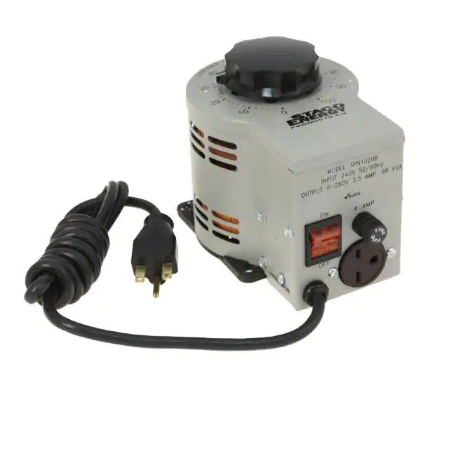 280VAC 插座输出 3.5A(0.98kVA)恒流可调变压器输入插头，6 英尺电线 3PN1020B图片