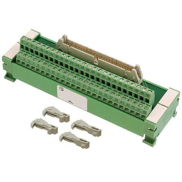50 接线板-接口模块接线板-螺钉连接至矩形，公型 16-26 AWG 2962612图片
