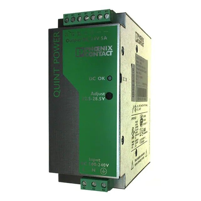 封闭式 AC DC 转换器 1 输出 24V 5A 100 ~ 240VAC 输入 2938581图片