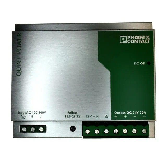 封闭式 AC DC 转换器 1 输出 24V 20A 100 ~ 240VAC 输入 2938620图片