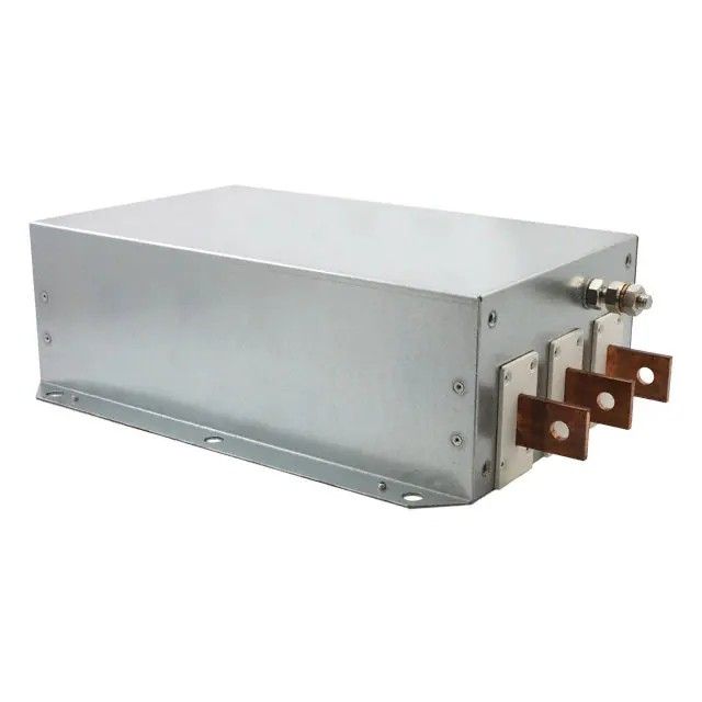 三相(角接) EMC/EMI 线路滤波器 600A 530V，310VAC 50/60Hz 两级接线柱，螺纹柱(M10) B84143B0600S020图片