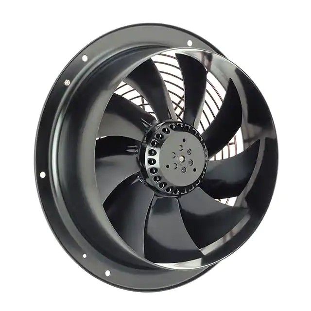 风扇管轴式 230VAC 圆形-280mm 直径滚珠 4 引线 W2E200-CI38-01图片