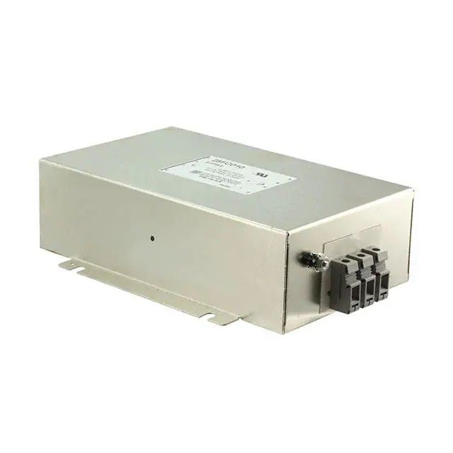 三相(角接) EMC/EMI 线路滤波器 25A AC 50/60Hz 两级端接块 25FCD10图片