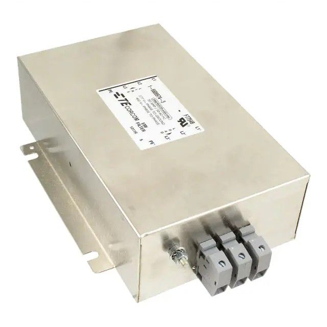 三相(角接) EMC/EMI 线路滤波器 -AC 50/60Hz 单级端接块 1-6609974-3图片