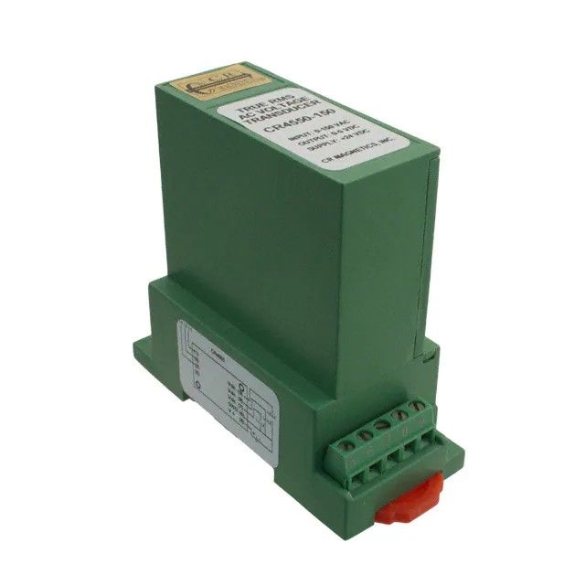 真 RMS 交流电压变送器 0 ~ 150VAC 输入 0 ~ 5VDC 输出 24VDC DIN 轨道 CR4550-150图片