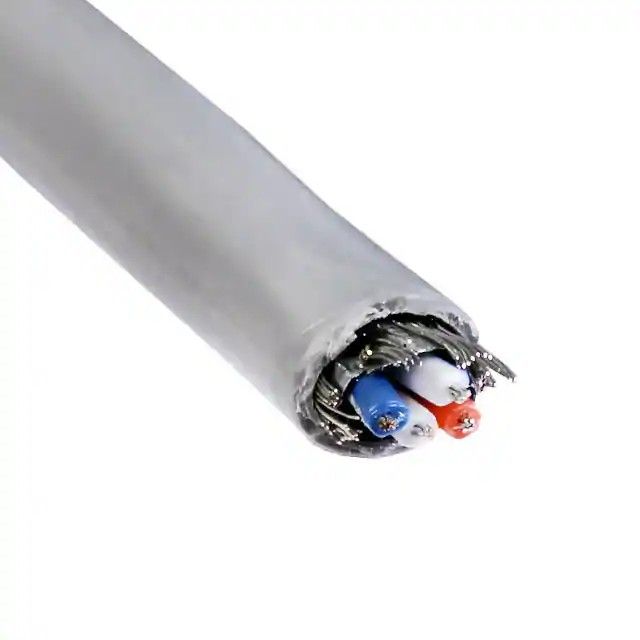 4(2 对双绞线)芯多线对线缆灰色 24 AWG 箔，编织线 1000.0'(304.8m) C4842A.41.10图片
