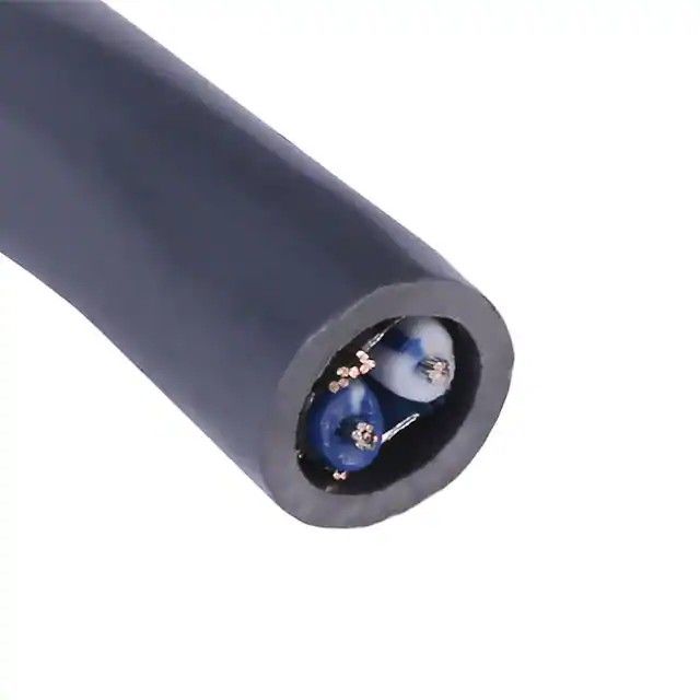 2(1 对双绞线)芯多芯线缆灰色 24 AWG 箔，编织线 1000.0'(304.8m) C4841A.41.10图片