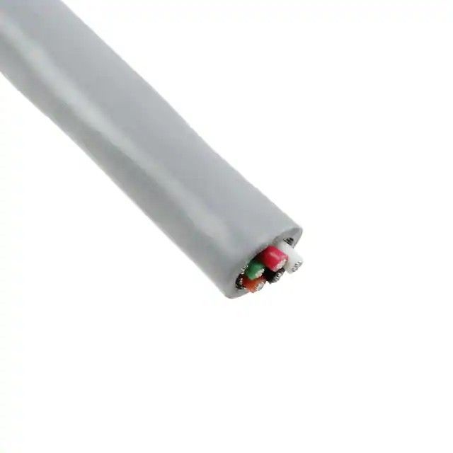 5 芯多芯线缆灰色 22 AWG 箔，编织线 1000.0'(304.8m) C0973A.41.10图片
