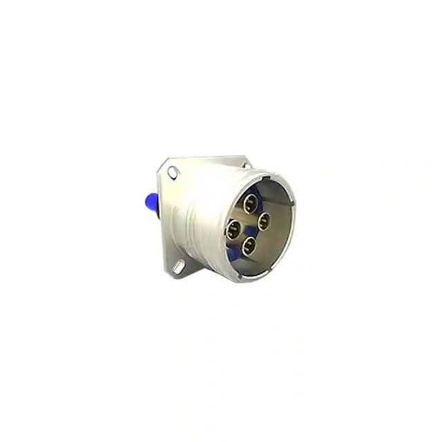 4 针位圆形连接器插座，母型插口压接 1811901-2图片
