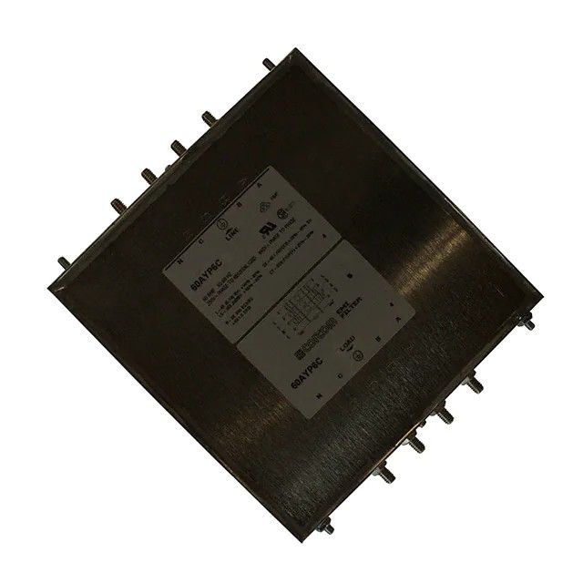 三相(星接) EMC/EMI 线路滤波器 60A AC 50/60Hz 两级螺纹接线柱(1/4-20) 60AYP6C图片
