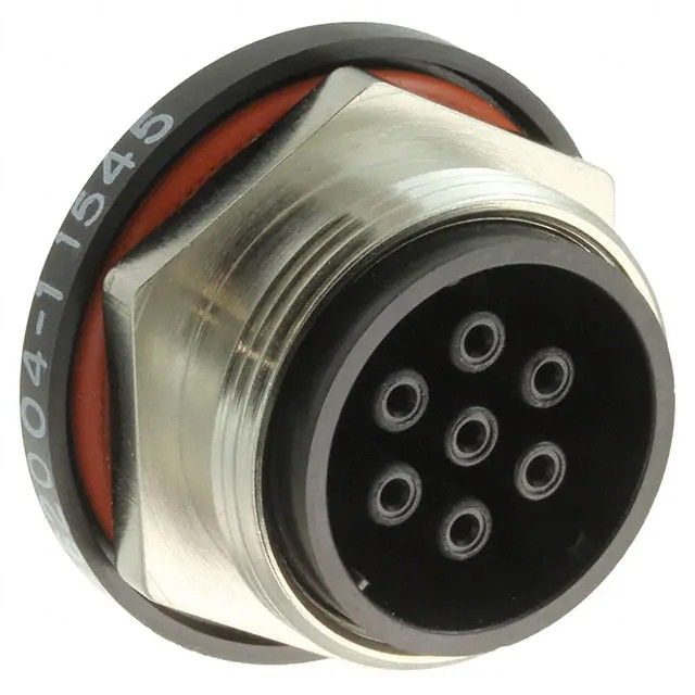7 针连接器 LGH 插座圆形面板安装 862004-1图片