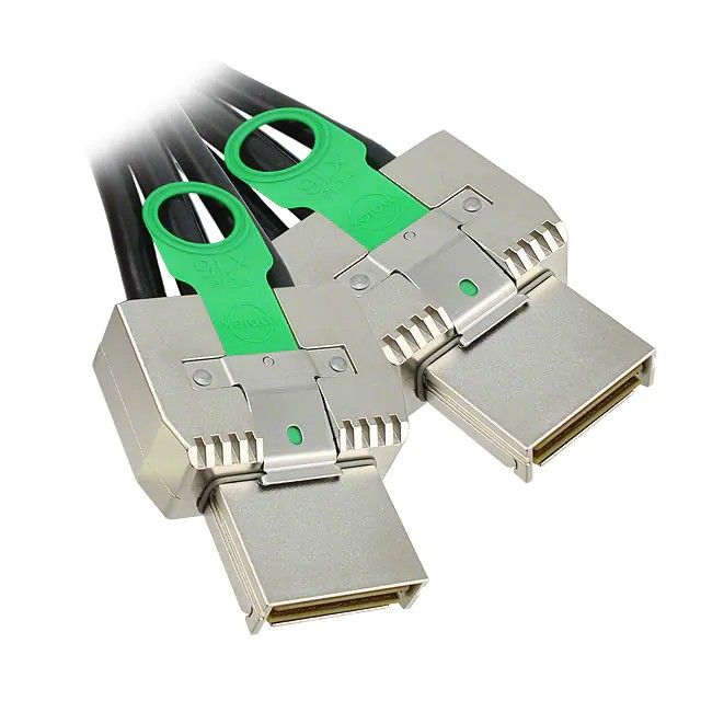 136 18 位置 PCIe x16 插头至插头 9.84'(3.00m)黑色屏蔽 0745461603图片