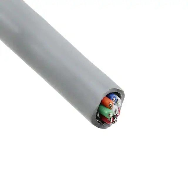 8 芯多芯线缆灰色 22 AWG 箔，编织线 1000.0'(304.8m) C0976A.41.10图片