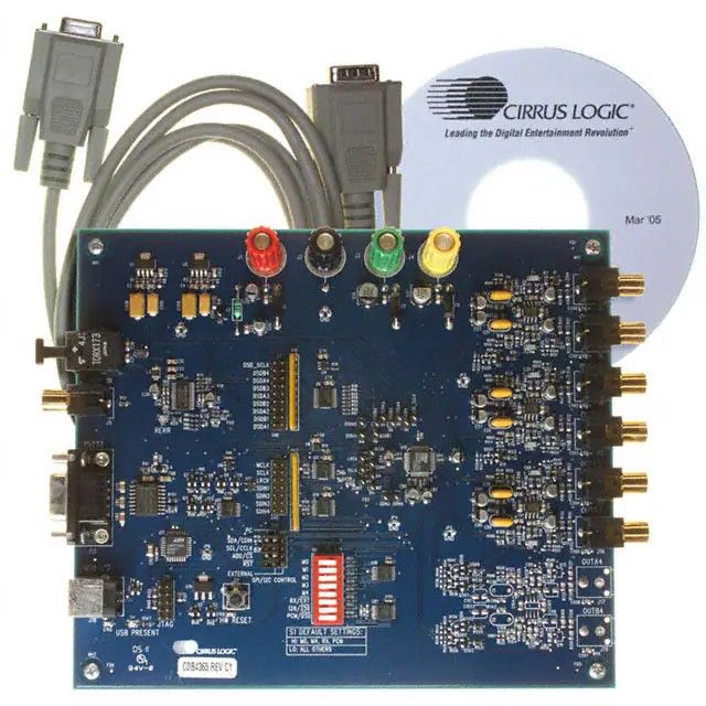 位采样率数模转换器 (DAC) 评估板 CDB4365图片