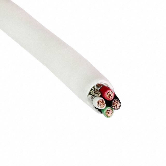 4 芯多芯线缆白色 16 AWG 箔 1000.0'(304.8m) E2244S.41.02图片