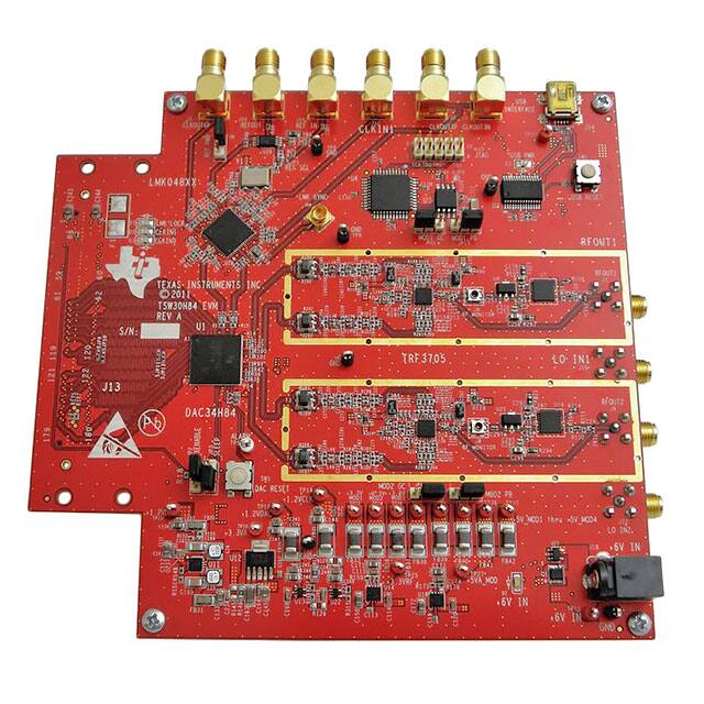 信号链 For Use With LMK04806B，DAC3484，TRF3705 TSW30H84EVM图片