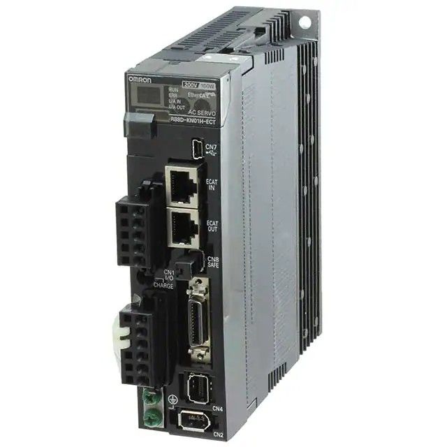 伺服 AC 200 ~ 240VAC 电源 1.2A 240V 负载 R88D-KN01H-ECT图片