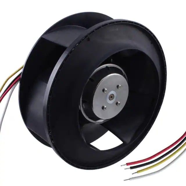风扇电动叶轮 48VDC 圆形-225mm 直径滚珠 618.0 CFM(17.30m³/min) 4 引线 F225A3-092-D0720图片