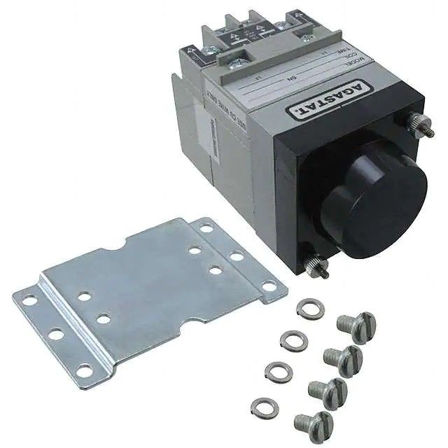 开-延迟延时继电器 DPDT(2 Form C) 1 分 ~ 10 分延时 10A @ 240VAC 面板安装 1-1423158-3图片