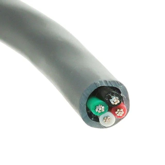 4 芯多芯线缆石板色 28AWG 箔，编织线 1000.0'(304.8m) 5934 SL001图片