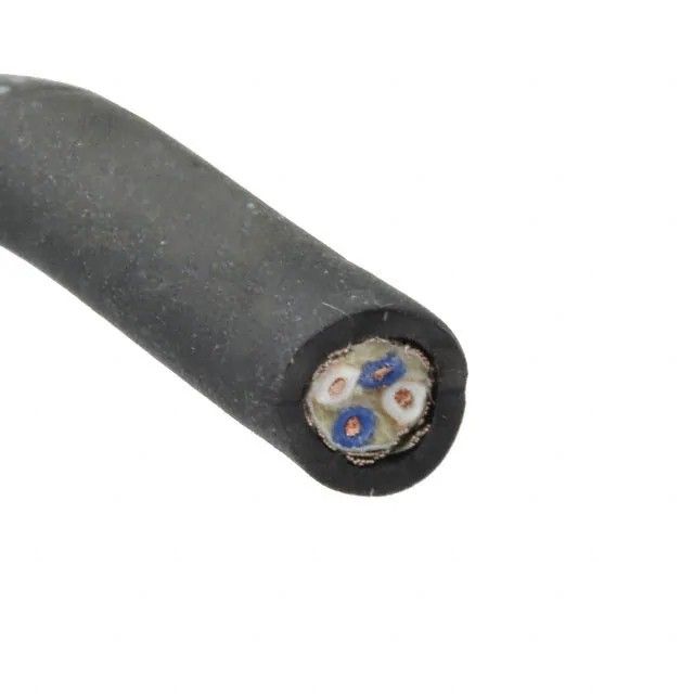 4 芯多芯线缆黑色 25 AWG 编织线 100.0'(30.5m) 1772 BK005图片