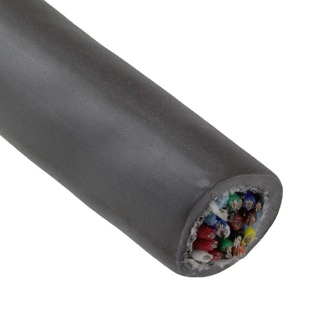 20(10 对双绞线)芯多线对线缆石板色 22 AWG 箔，编织线 500.0'(152.4m) 6380 SL002图片