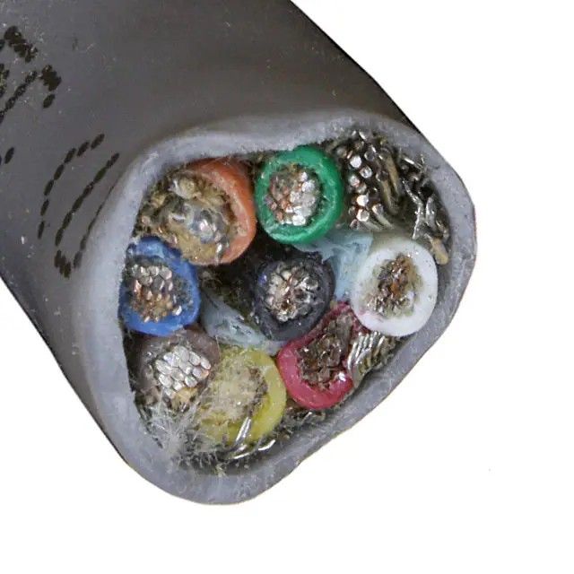 8 芯多芯线缆石板色 16 AWG 箔，编织线 500.0'(152.4m) 5178C SL002图片