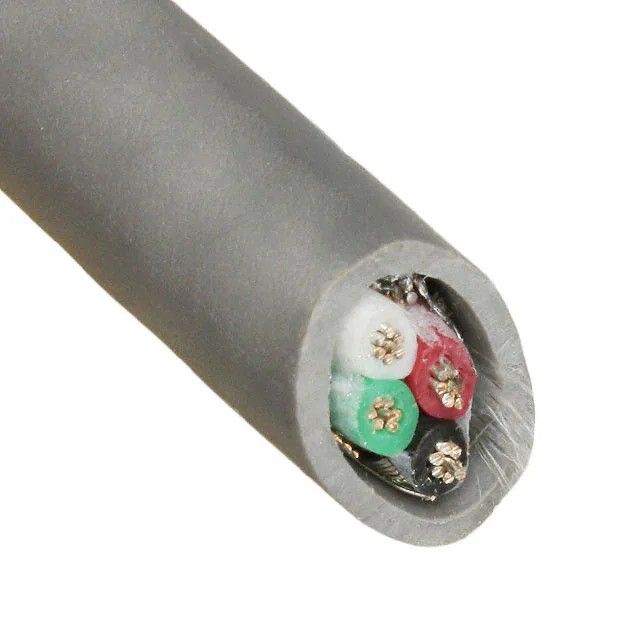 4 芯多芯线缆石板色 24 AWG 箔，编织线 1000.0'(304.8m) 6328 SL001图片