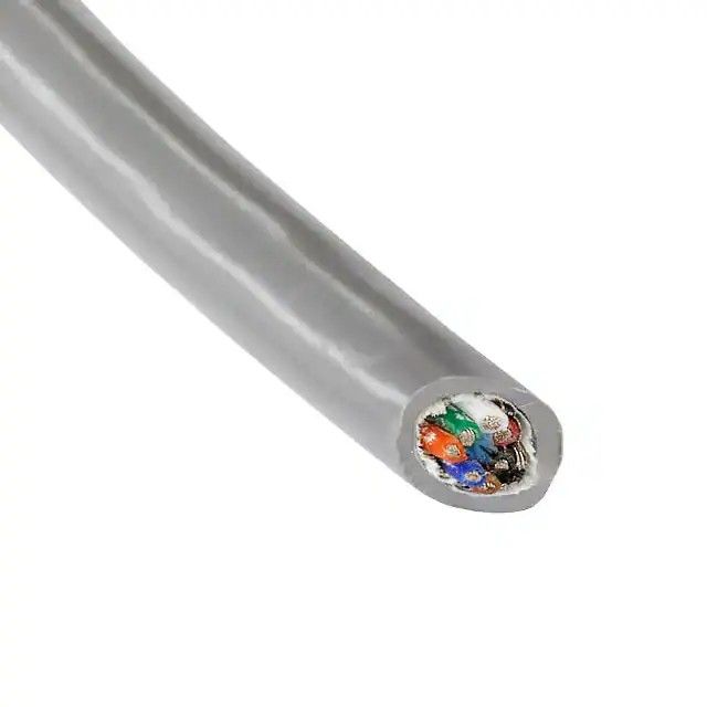 7 芯多芯线缆石板色 22 AWG 箔，编织线 500.0'(152.4m) 6343 SL002图片