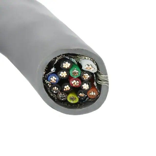 14(7 对双绞线)芯多线对线缆石板色 22 AWG 箔，编织线 100.0'(30.5m) 6378 SL005图片