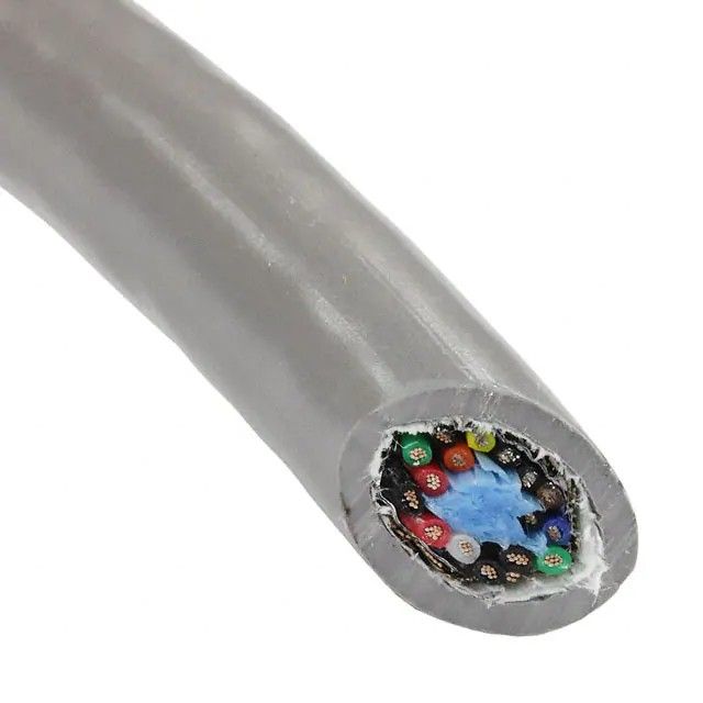 16(8 对双绞线)芯多线对线缆石板色 22 AWG 箔，编织线 1000.0'(304.8m) 6379 SL001图片
