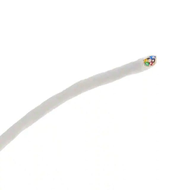 6 芯多芯线缆白色 22 AWG 编织线 100.0'(30.5m) 2824/6 WH005图片