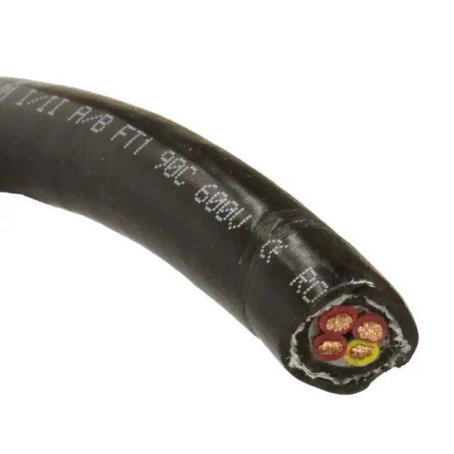 4 芯多芯线缆黑色 14 AWG 编织线 500.0'(152.4m) 85404CY BK002图片
