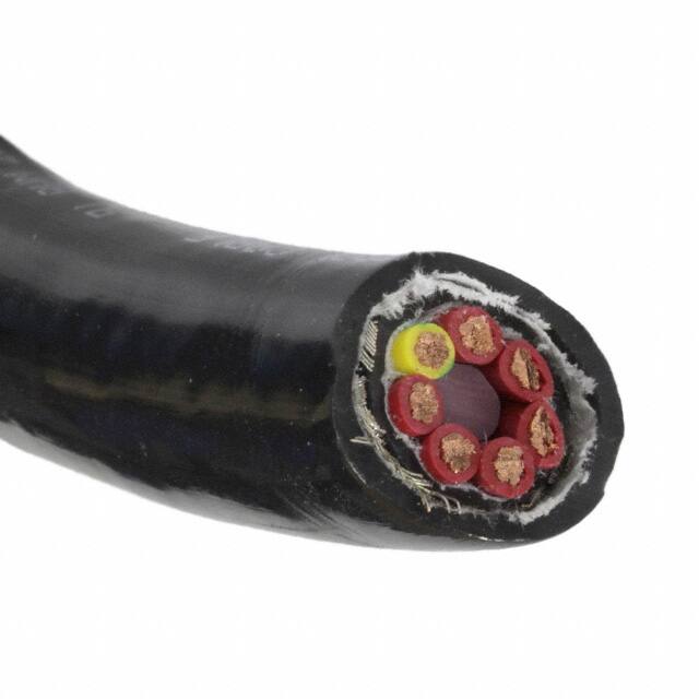 7 芯多芯线缆黑色 14 AWG 编织线 100.0'(30.5m) 85407CY BK005图片