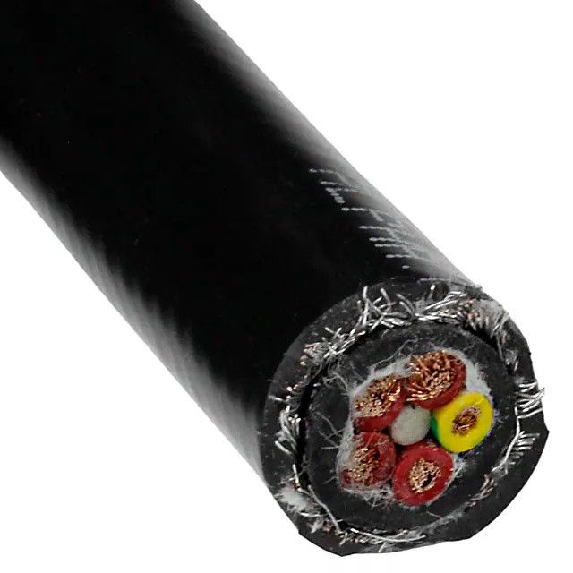 5 芯多芯线缆黑色 18AWG 编织线 100.0'(30.5m) 85805CY BK005图片