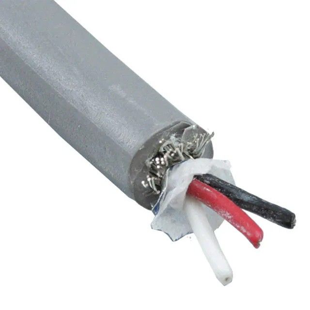 3 芯多芯线缆石板色 28AWG 箔，编织线 1000.0'(304.8m) 86003CY SL001图片