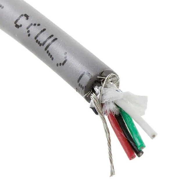 4 芯多芯线缆石板色 28AWG 箔，编织线 1000.0'(304.8m) 86004CY SL001图片