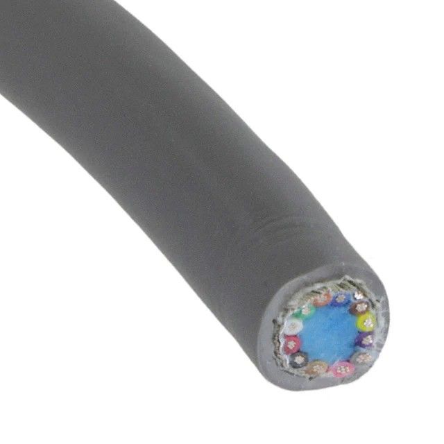 12 芯多芯线缆石板色 26AWG 箔，编织线 100.0'(30.5m) 86112CY SL005图片