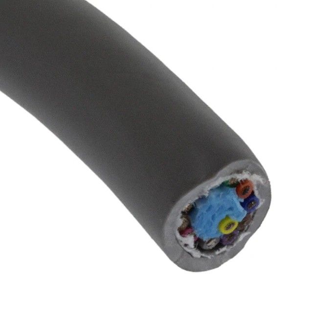 12 芯多芯线缆石板色 22 AWG 箔，编织线 100.0'(30.5m) 86312CY SL005图片