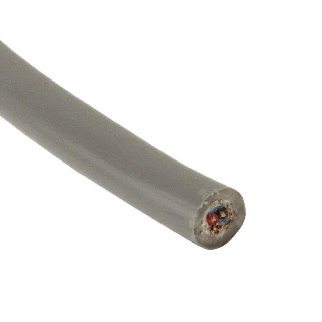 2(1 对双绞线)芯多芯线缆石板色 28AWG 箔，编织线 500.0'(152.4m) 86401CY SL002图片