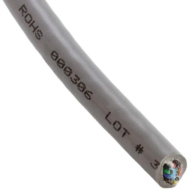 16(8 对双绞线)芯多线对线缆石板色 28AWG 箔，编织线 500.0'(152.4m) 86408CY SL002图片