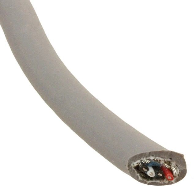 4(2 对双绞线)芯多线对线缆石板色 26AWG 箔，编织线 100.0'(30.5m) 86502CY SL005图片