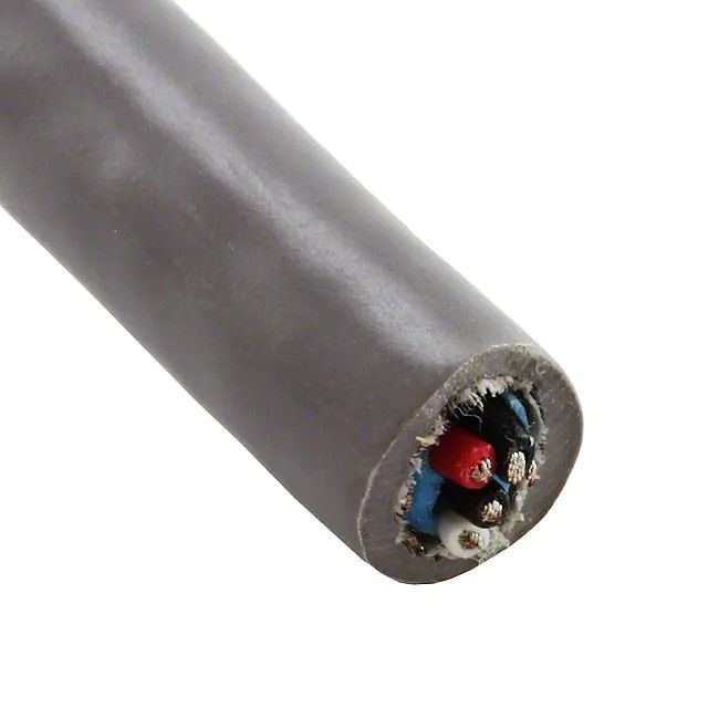 4(2 对双绞线)芯多线对线缆石板色 22 AWG 箔，编织线 1000.0'(304.8m) 86702CY SL001图片