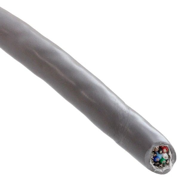 10(5 对双绞线)芯多线对线缆石板色 22 AWG 箔，编织线 100.0'(30.5m) 86705CY SL005图片