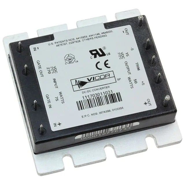 隔离模块直流转换器 1 输出 5V 10A 18V-50V 输入 MI-J20-IY图片