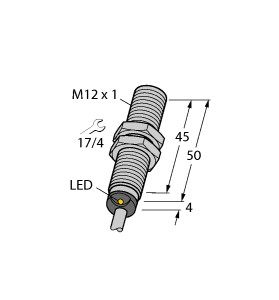 电感式传感器 BI6U-M12-VP6X 7M图片